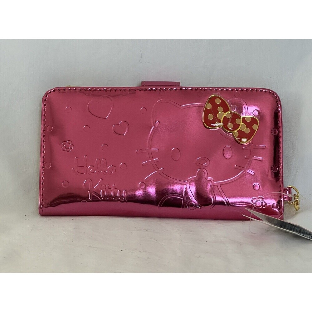 Rare! Vintage 2010 Hello Kitty Pink long phone Wallet Japan Only